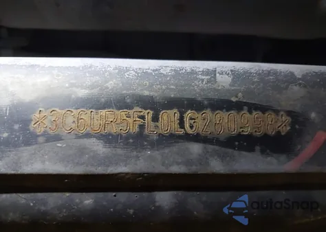 2020 Ram 2500 Laramie 4X4 6'4 Box from USA, damaged, VIN 3C6UR5FL0LG280998